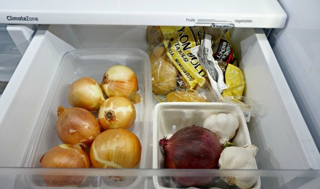 Съхранение на чесън в хладилник