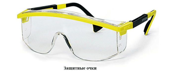 Строителни предпазни очила